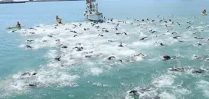 大井川港トライアスロン大会